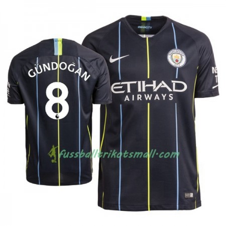 Fußballtrikots Manchester City Gundogan 8 2018-2019 Kurzarm Auswärts-trikot kaufen